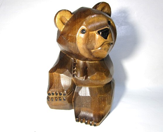 木彫りの熊/一刀彫/ヴィンテージ 木彫りの熊/一刀彫/ヴィンテージ
