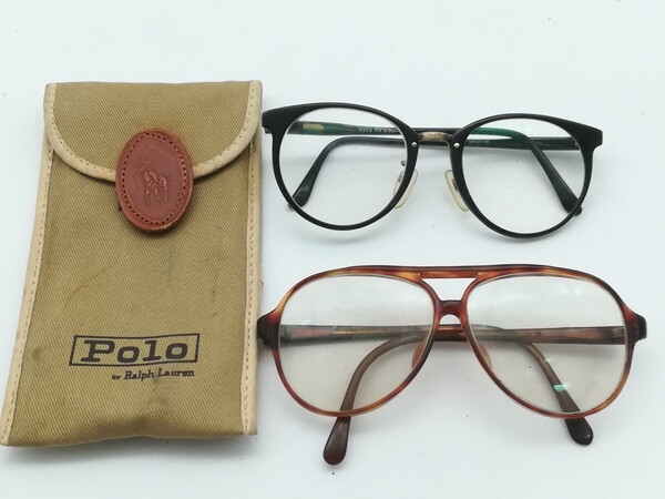 POLO RALPH LAUREN メガネ 2点セット 眼鏡 フレーム ブラック ブラウン べっこう調 ポロラルフローレン 送料無料