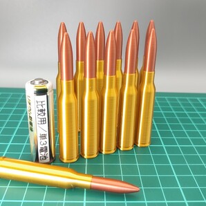 6.5x50mm SR 有坂 三十年式実包 風 ダミーカート 12個セット【送料無料】(検) 三十年式 歩兵銃 騎銃 三十五年式 海軍銃 三八式 機関銃 2