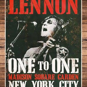 ジョン・レノン★60cm!! 大型メタル新品看板 送料無料