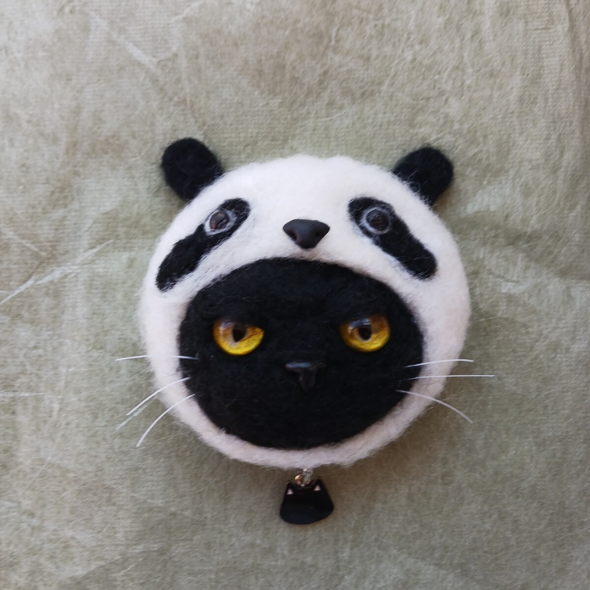 Yahoo!オークション -「黒猫」(羊毛フェルト) (ぬいぐるみ)の Yahoo!オークション -「黒猫」(羊毛フェルト) (ぬいぐるみ)の