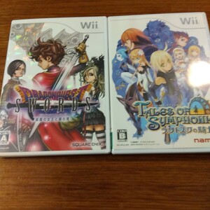 送料無料 【Wii】 ドラゴンクエスト ソード 仮面の女王と鏡の塔、テイルズ オブ シンフォニア -ラタトスクの騎士- 2本セット