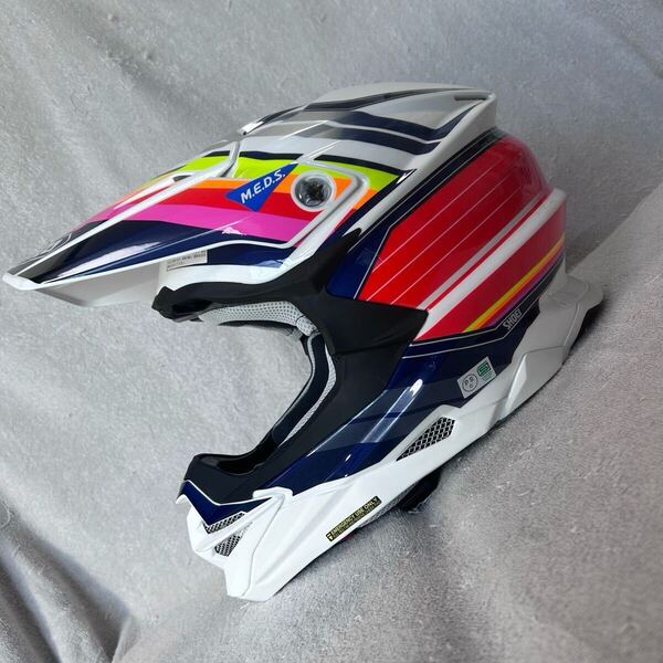★廃盤 23年製 SHOEI VFX-WR PINNACLE Mサイズ 57cm ショウエイ ピナクル オフロード ヘルメット 軽量 A70207-2