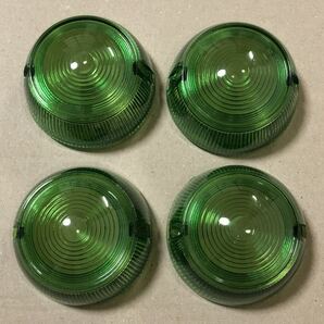 GT380 ウインカーレンズ 緑色 純正タイプ GT750 クリアウィンカー サンパチウインカー サンパチテール スモーク 黄ばみ CGC 族車