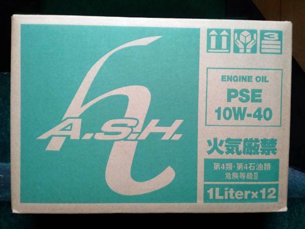 A・S・H アッシュ PSE 10W-40 1L 12缶セット 12本セット 1ケース 新品