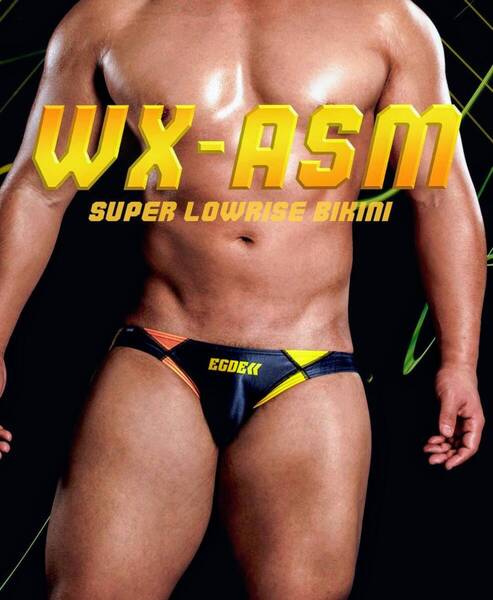 EGDE エッジ【WX-ASM スーパーローライズ ビキニ】ブラック/XL