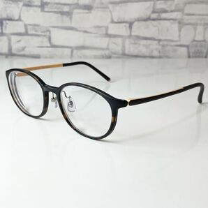 極美品 FREE FIT FFT-067 フリーフィット ボストン型 マットブラウンデミ 眼鏡 良品