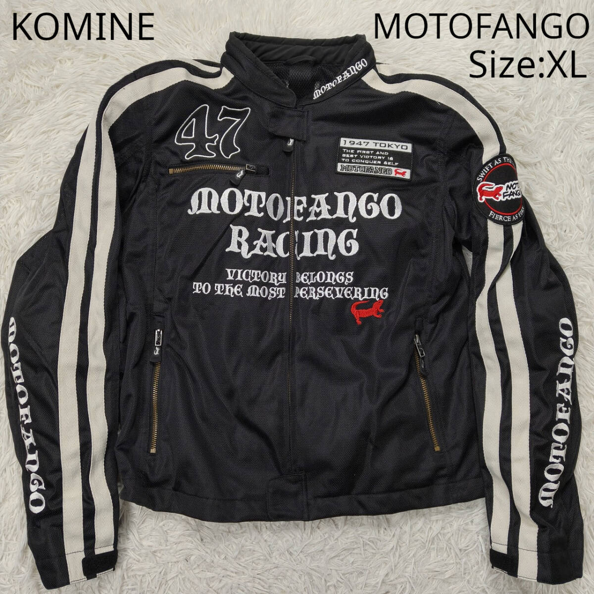 セール新品未使用コミネサマーメッシュジャケット MOTOFANGO サイズ2XL 新品未使用!コミネ/サマーメッシュジャケット MOTOFANGO サイズ
