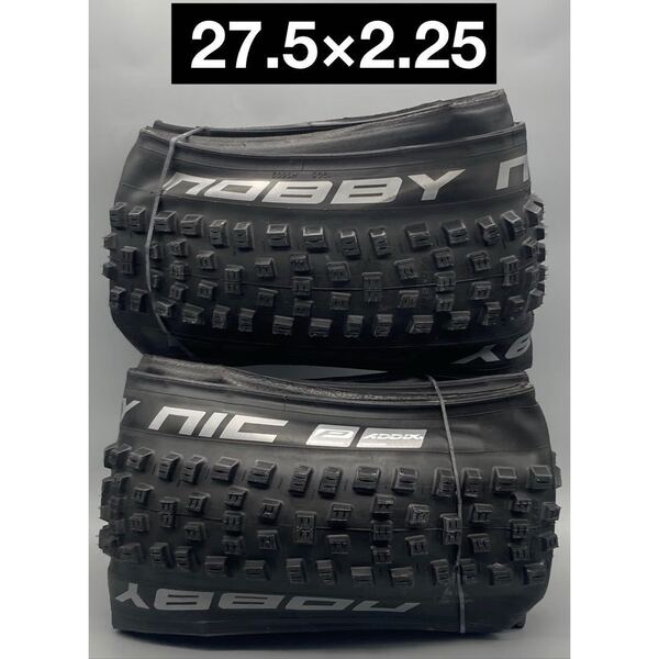 Schwalbe Nobby Nic シュワルベ MTB マウンテンバイク タイヤ 2本セット 27.5×2.25 新品未使用 送料無料 即決