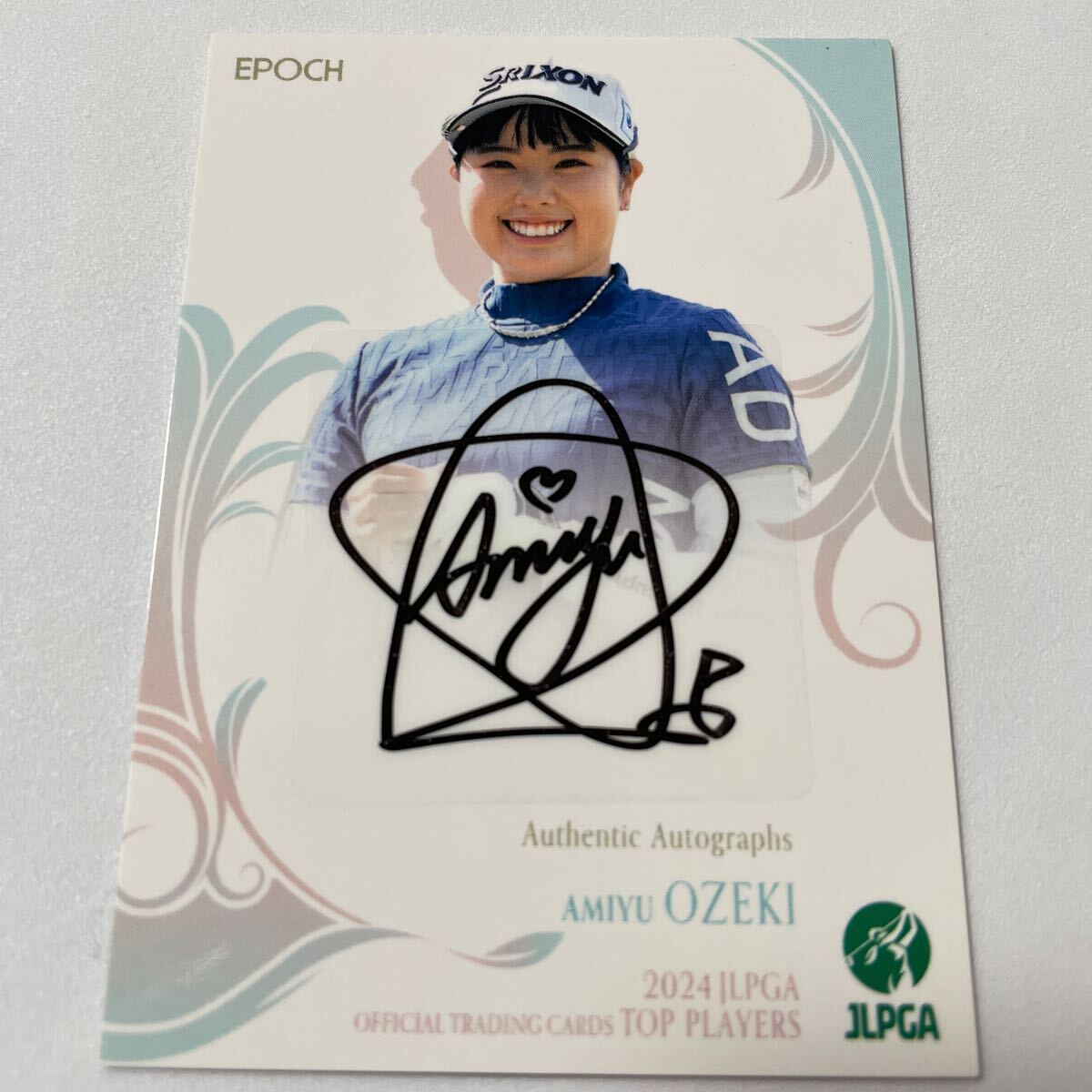 ネットオフ 送料得店  JLPGA 尾関 彩美悠 直筆サイン入り【2024】第55回住友生命 ゴルフ