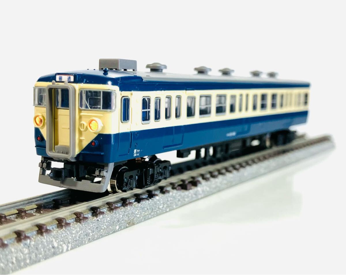 中古鉄道模型 1/150 座ら 113系1000番台 白い砂 増結4両セット [