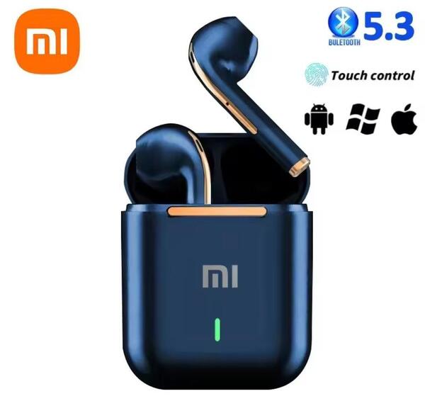 MI J18 ワイヤレスイヤホン Bluetooth 5.3(ネイビー)