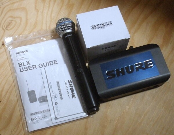 本物・正規品。作動問題なし。シュアー / ワイヤレスマイク / BETA58 / BETA58A / BETA 58A / SHURE / 本物。正規品