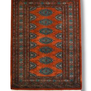 140×95cm パキスタン手織り絨毯