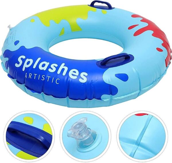 浮き輪 浮輪 うきわ BB1705 インクスプラッシュ 大人用 フロート 水遊び用 O型 海水浴 スイミング アウトドア 夏休み レジャー用品 水遊び