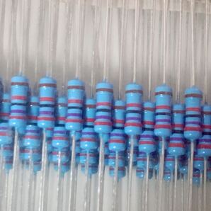 200個抵抗器27Kオーム1/2W(0.5ワット)BB1676 ±1%許容範囲の金属膜抵抗器、DIYプロジェクトおよび実験で使用 JATN-1/2W-27KRです