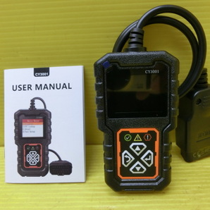 送料無料◆美品【OBD2◆自動車故障診断機◆CY3001】車両トラブルシューティング◆OBDⅡScanner