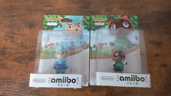 あつまれどうぶつの森 amiibo(アミーボ) カイゾー たぬきち ケント きぬよ