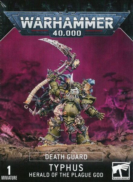 送料無料 デスガード タイファス:ヘラルド・オヴ・ザ・プレーグ・ゴッド 43-53 ウォーハンマー 40000 / DEATH GUARD TYPHUS
