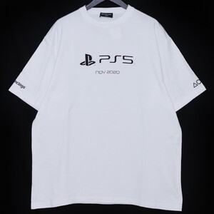 BALENCIAGA × SONY PlayStation 5 コラボTシャツ XXSサイズ ホワイト 651795 TKVF3 バレンシアガ ソニー プレイステーション ps5 半袖 tee