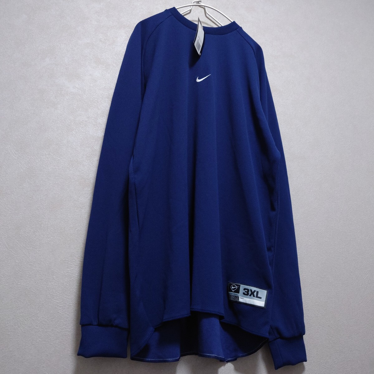 未使用 日本製タグ付き NIKE/ナイキ ベースボールロングスリーブTシャツ/ロンT