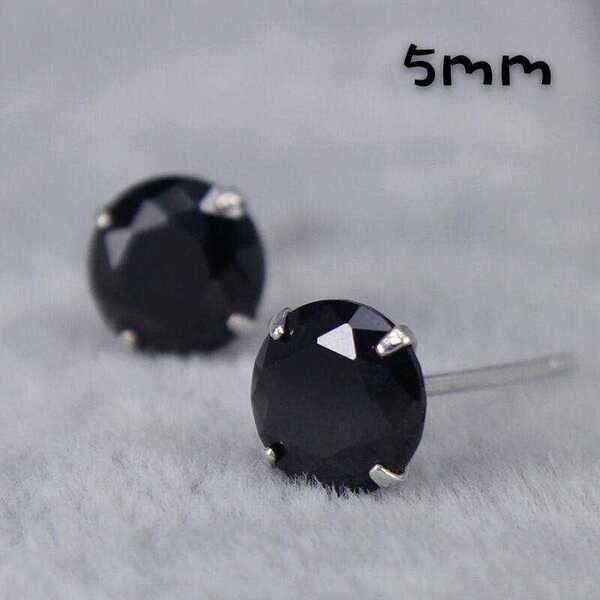 レディース ピアス メンズ シンプル シルバー s925 プラチナ 大粒 5mm