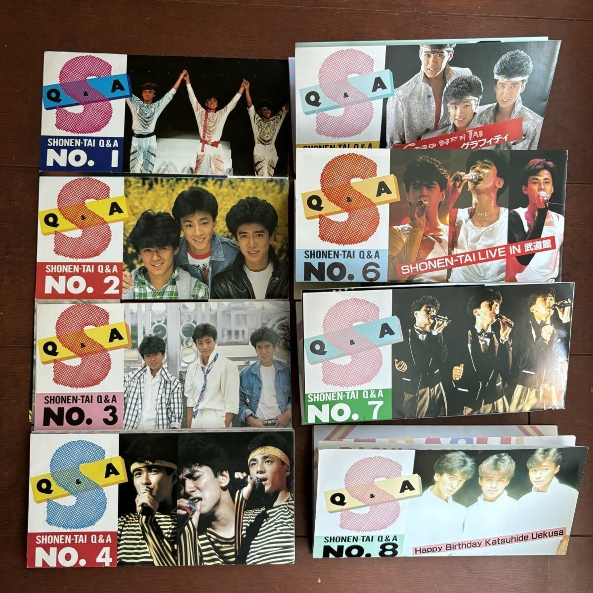 少年隊 FC会報 4冊セット(No.3・4・5・6) Yahoo!オークション -「少年隊会報」の落札相場・落札価格