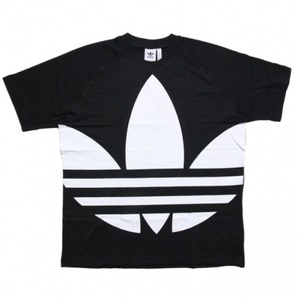 新品 アディダス ビッグトレフォイル Tシャツ 黒 FM9904 Sサイズ