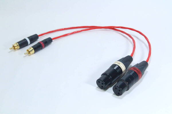 BELDEN 88760【1m / XLRメス - RCAピン / 2本セット 】ペア ベルデン 変換ケーブル ラインケーブル キャノン