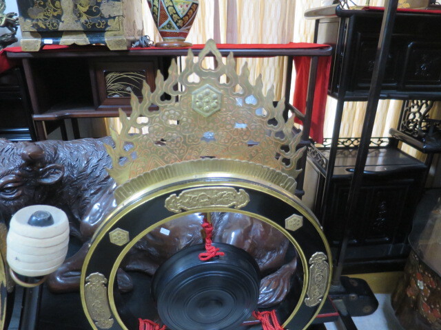【古都京都】「火炎太鼓と鉦鼓K-9」仏像・仏具・幽霊画〝佛〟