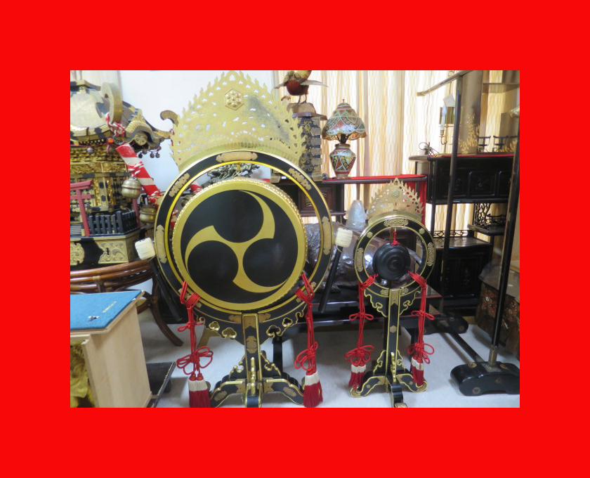 【古都京都】「火炎太鼓と鉦鼓K-9」仏像・仏具・幽霊画〝佛〟