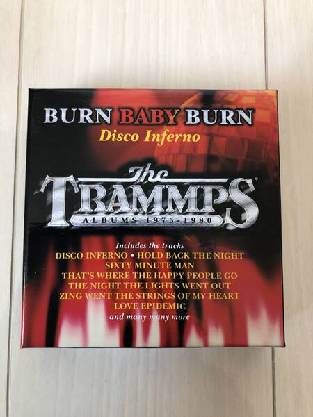 即決.8枚組CD.trammps/BURN BABY BURN - DISCO INFERNO - THE TRAMMPS ALBUMS 1975-1980 (us black disk guide.disco.フィリー.ダンクラ)