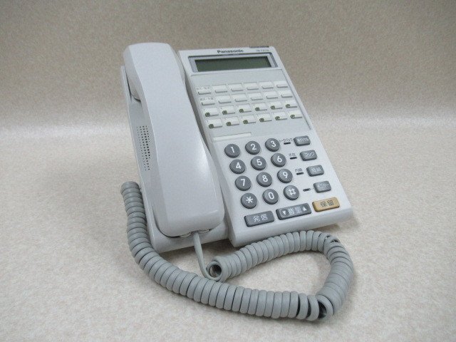 Ω XE2 361 ∞ 保証有 キレイ Panasonic La Relier パナソニック ラ・ルリエ 12キー電話機 VB-F411NA-W・祝10000!取引突破!同梱可