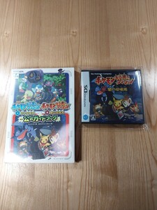 【F0675】送料無料 DS ポケモン不思議のダンジョン 闇の探検隊 攻略本セット ( ニンテンドーDS 空と鈴 )