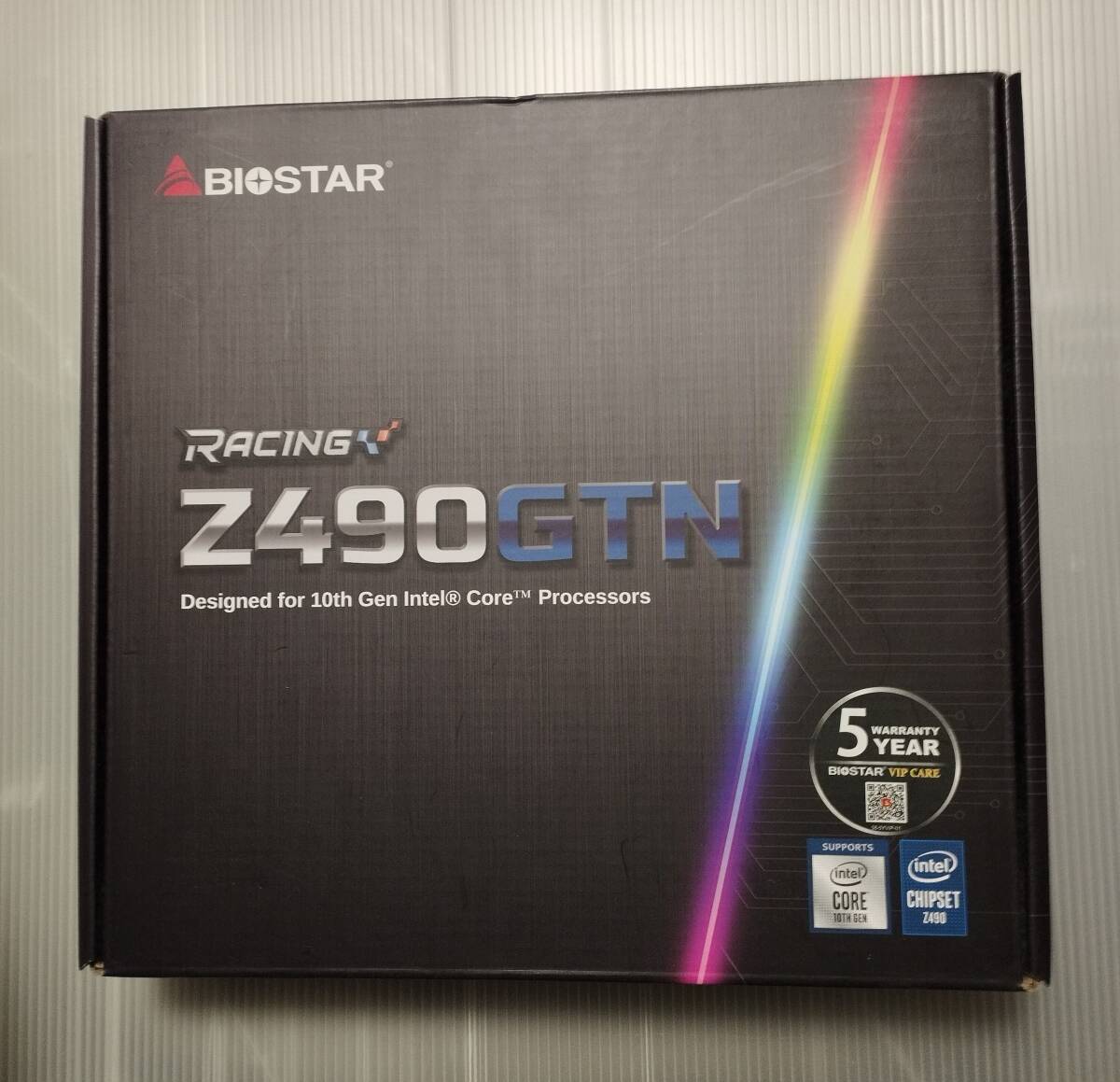 BIOSTAR マザーボード RACING Z490GTN Mini-ITX LGA1200 新品未使用