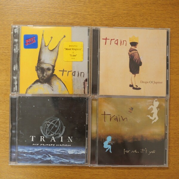 トレイン アルバム4枚セット TRAIN Drops Of Jupiter My Private Natlon For me , its you 送料無料