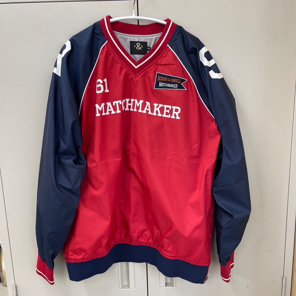 rough & swell 赤 ジャケット Mサイズ ROUGH & SWELL ラフアンドスウェル トラックジャケット