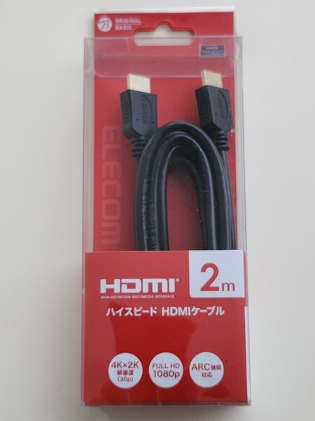 ORIGINAL BASIC 2.0m イーサネット対応 Ver1.4 ハイスピード HDMIケーブル (HDMI⇔HDMI) BIC-HDMI20BK