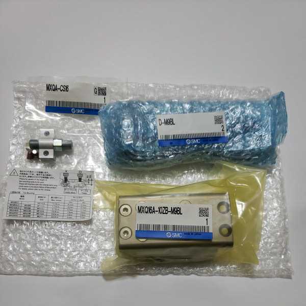 SMC ガイド付きシリンダ MXQ16A-10ZB-M9BL 送料込み!
