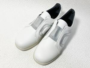 SH68◆新品◆Miss Kyouko 本革幅広サイドラインスリッポン 22.5 4E 日本製