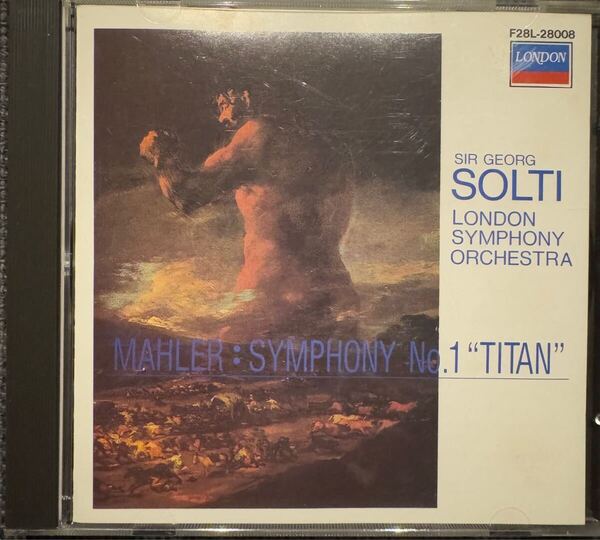 【送料無料】ショルティ/ロンドン交響楽団 マーラー 交響曲1番 LONDON 国内盤CD 中古品