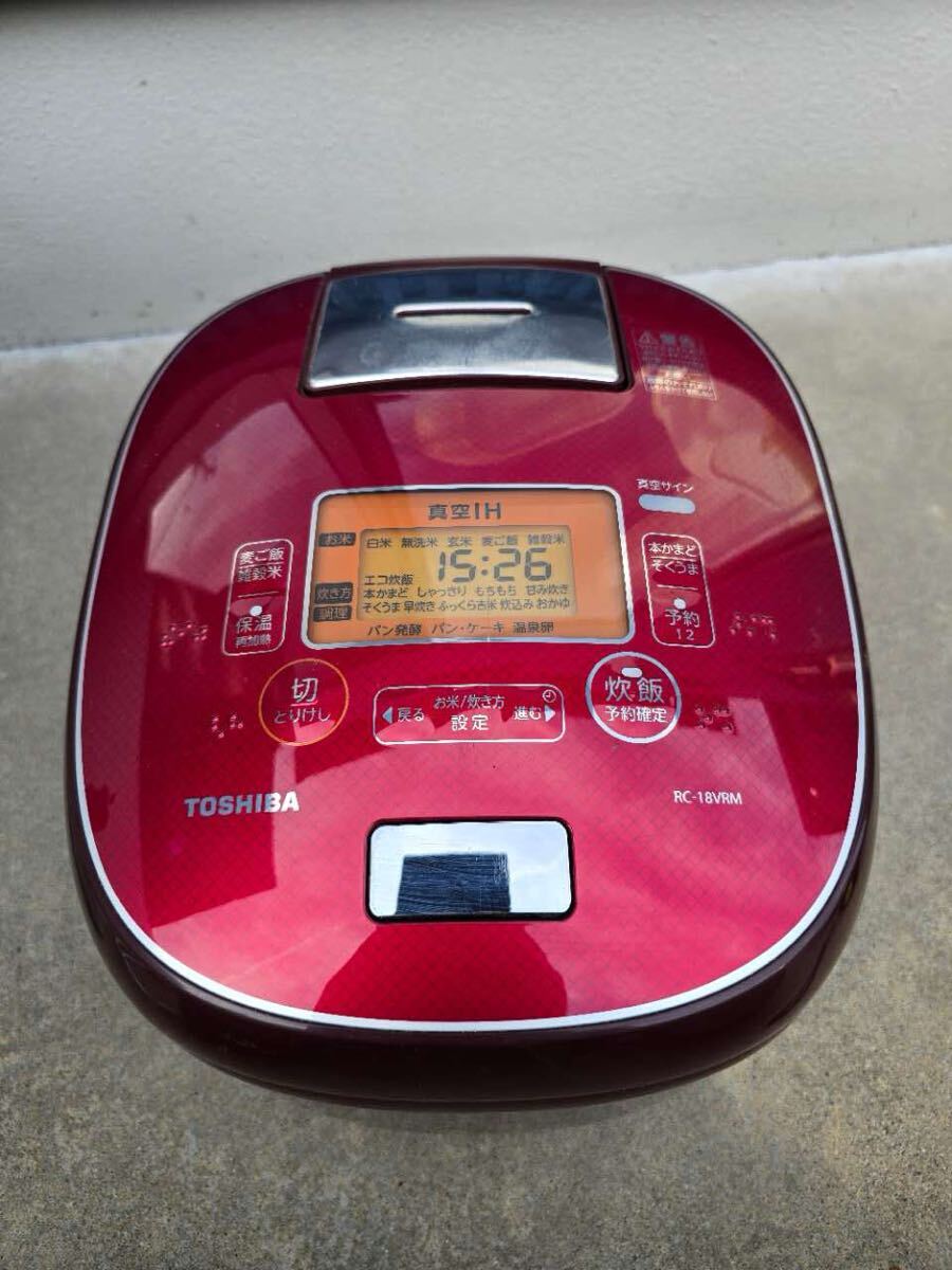 Yahoo!オークション -「東芝 炊飯器 rc-18」(圧力IH) (炊飯器)の