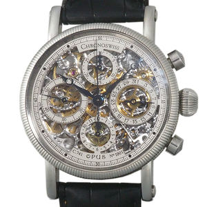 { Shimizu магазин } Chronoswiss Opus хронограф CH7523 самозаводящиеся часы