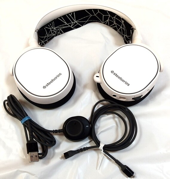 steelseries ARCTIS 5 ゲーミングセット ヘッドホン ホワイト 有線 動作確認済 スティールシリーズ