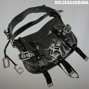 DOLCE&GABBANA 2003AW パラシュート期 レザー ハーネス バッグ ドルチェ&ガッバーナ 00s アーカイブ