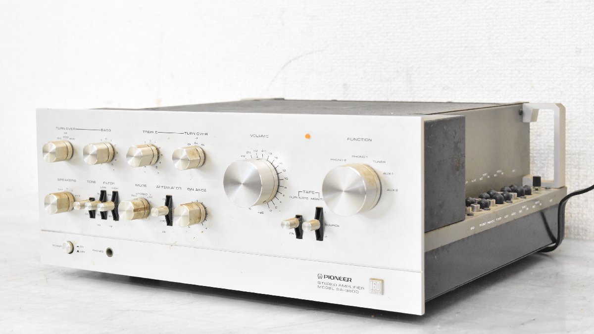 通電確認 Pioneer パイオニア SA-9800 プリメインアンプ アンプ Yahoo!オークション -「pioneer sa-9800」の落札相場・落札価格