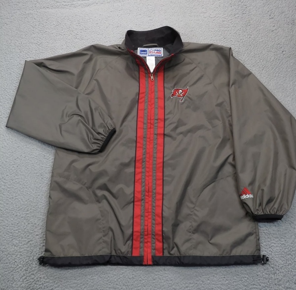 送料無料 adidas NFL Tampa Bay Buccaneers タンパベイバッカニアーズ トラックスーツ メンズ ラージ アディダス 90s ウィンドブレーカー