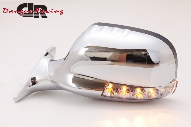 ドアミラー サイトミラー SUVミラーLED クローム オートマチック RHD ミラージュ(1995-2000)