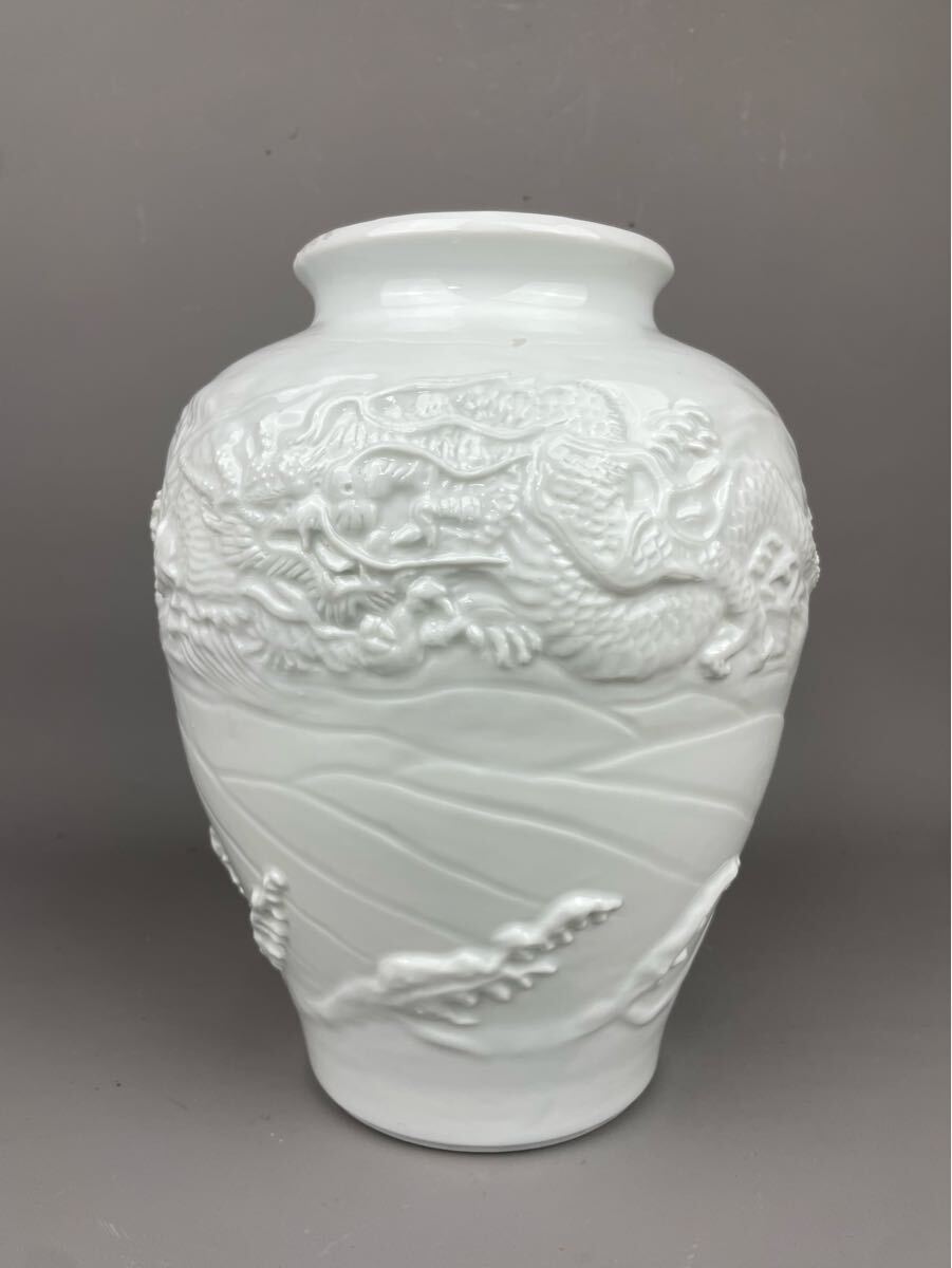 Yahoo!オークション - 鳳凰と龍 大きな花瓶58cm