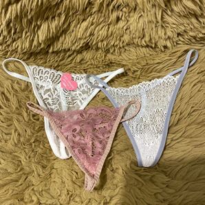 Tバック セクシーショーツ3点 フリーサイズ